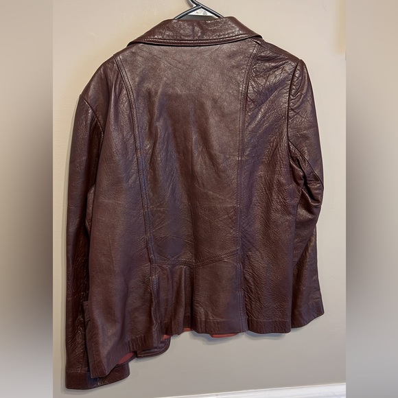 Leathers by New England Real Leather Jacket - Picture 2 of 3